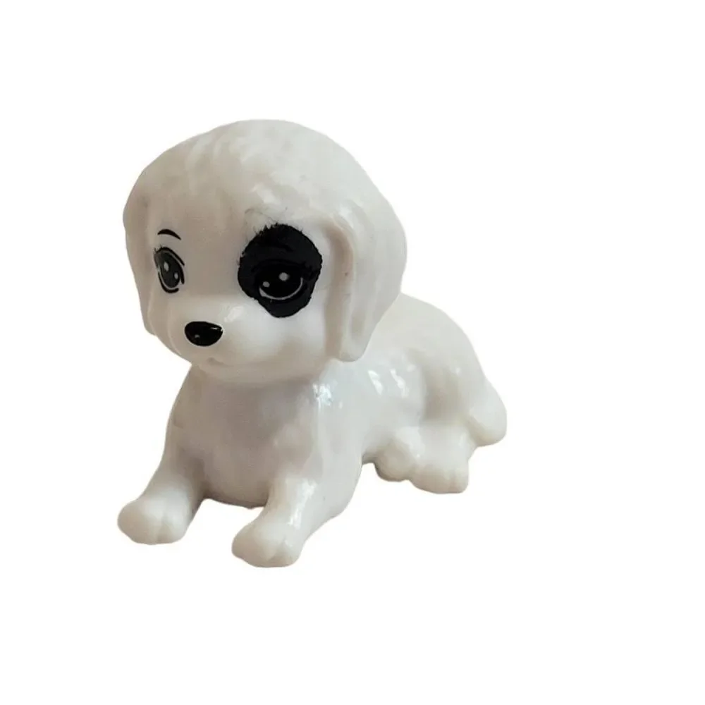 MATTEL SPOT WHITE DOG PUPPY PETS ANIMALS BARBIE DOLLHOUSE ACCESSORY